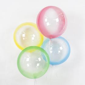

Шар полимерный 18'' 3D-сфера «Зелёный спектр», Deco Bubble, прозрачный, 1 шт.