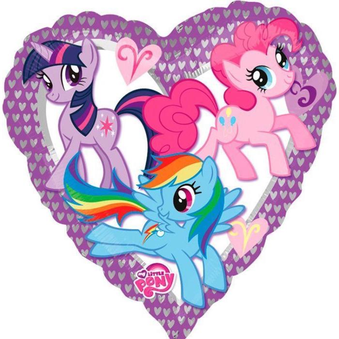 

Шар фольгированный 18" My Little Pony, сердце