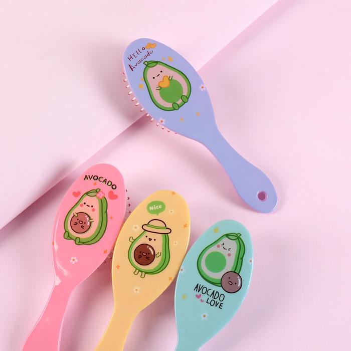 

Расчёска массажная, 5,4 × 17,6 см, рисунок МИКС
