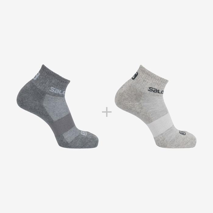 фото Носки 2 пары унисекс salomon socks evasion 2-pack, размер 42-44 (lc1335300)