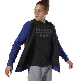 

Толстовка мужская Reebok WOR MEL DBL KN FZ HOODIE, размер 44-46 (DU2157)