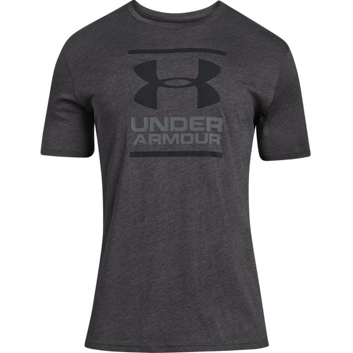 фото Футболка мужская under armour charged cotton gl foundation short sleeve t-shirt, размер 50-52 (13268