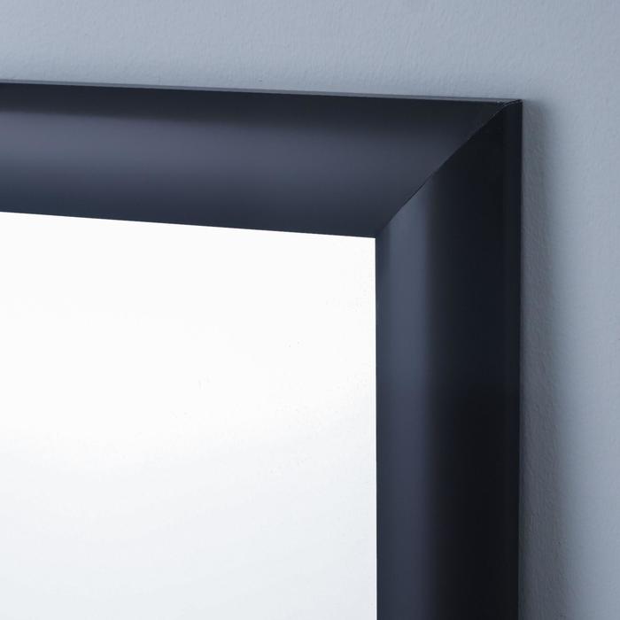 Зеркало "Ретта", 30х120 см, настенное, черное