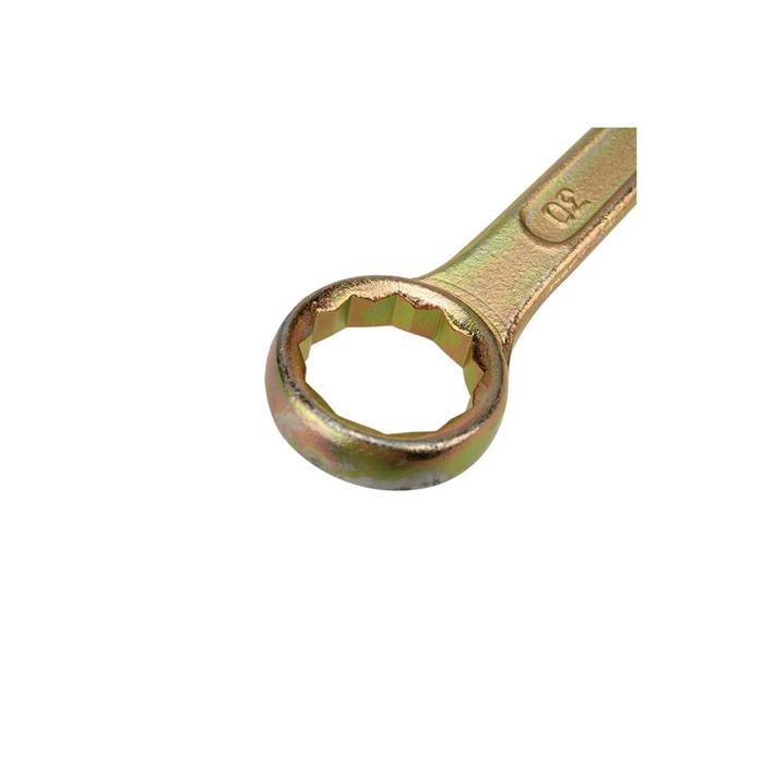 фото Ключ комбинированный rexant 12-5817-2, желтый цинк, 30 мм