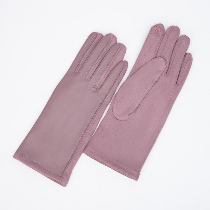 Перчатки женские, безразмерные, без утеплителя, цвет пудра перчатки женские безразмерные без утеплителя цвет пудра