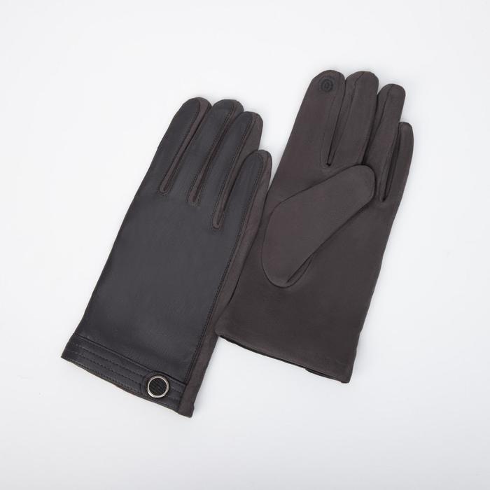 Перчатки мужские, безразмерные, без утеплителя, цвет серый перчатки мужские безразмерные без утеплителя цвет светло коричневый