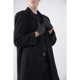 

Перчатки мужские, размер 12, подклад шерсть, цвет чёрный