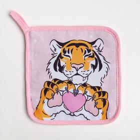 

Прихватка «Happy meow year» 17х17см,35% х/л,65% п/э,ватин 250г/м2