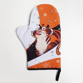 

Варежка-прихватка "Let it snow" 20х28см,35% х/л,65% п/э,ватин 250г/м2