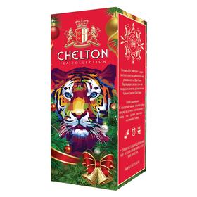 

Чёрный листовой чай Chelton «С Новым Годом!» тигр, красный, ж/б, 50 г