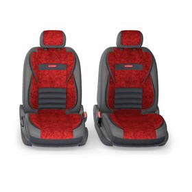 

Авточехлы универсальные MULTI COMFORT MLT-1105GV чёрный/красный, 11 предметов