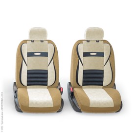 

Авточехлы универсальные COMFORT COMBO CMB-1105 темно бежевый/светло бежевый, 11 предметов
