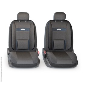 

Авточехлы универсальные COMFORTCOM-1105 "Attache" черный, 11 предметов