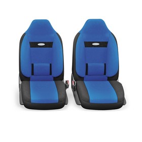 

Авточехлы универсальные COMFORT COM-1105H чёрный/синий, 9 предметов