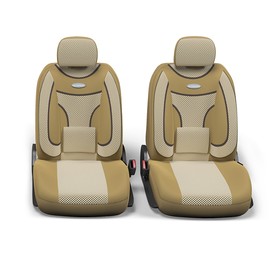 

Авточехлы универсальные EXTRA COMFORT ECO-1105 темно бежевый/светло бежевый, 11 предметов