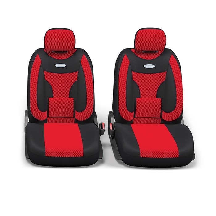 

Авточехлы универсальные EXTRA COMFORT ECO-1105 чёрный/красный, 11 предметов