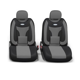 

Авточехлы универсальные EXTRA COMFORT ECO-1105 чёрный/темно серый, 11 предметов