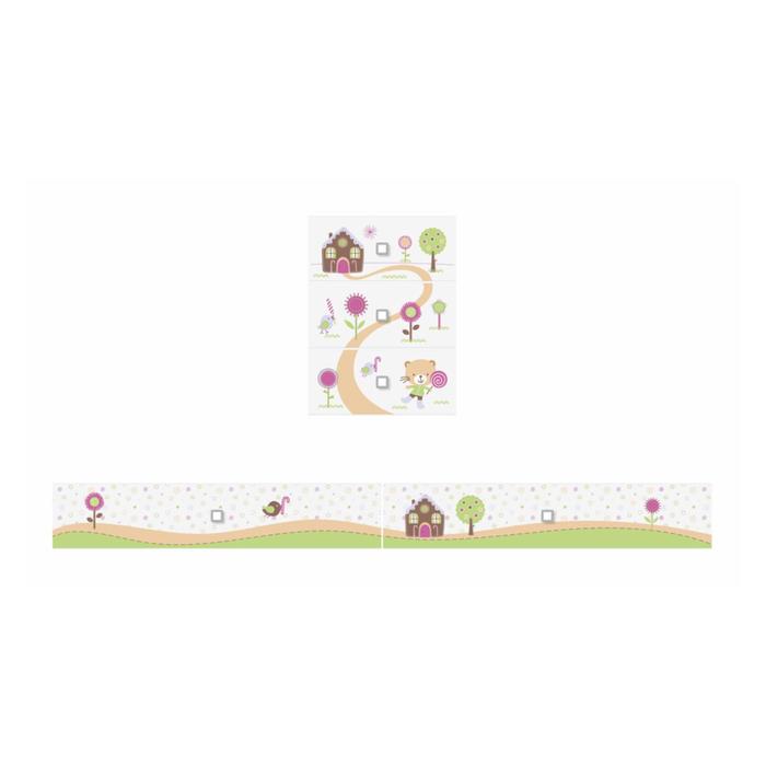 

Фасад к детской кроватке Polini kids Simple 1100 «Пряничный домик»