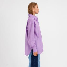 

Рубашка женская MINAKU: Casual Collection цвет фиолетовый, р-р 46
