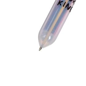 

Ручка шариковая автоматическая 10-ти цветная, стержень 0,7мм, розовый Шар