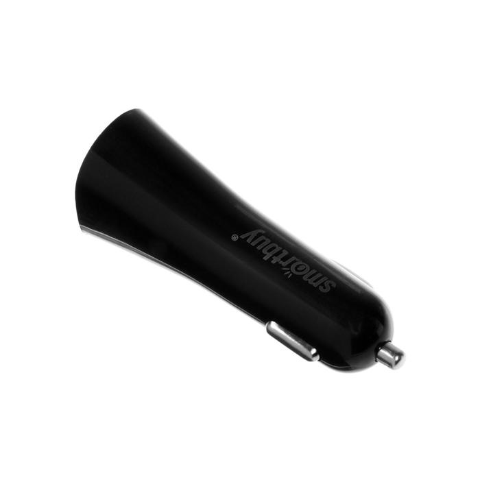 

Автомобильное зарядное устройство SmartBuy NOVA, 2хUSB, 3 А, чёрное