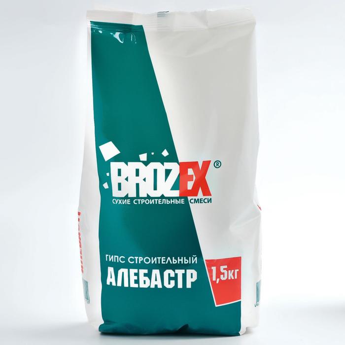 Алебастр BROZEX 1,5 кг brozex алебастр brozex 1 5 кг