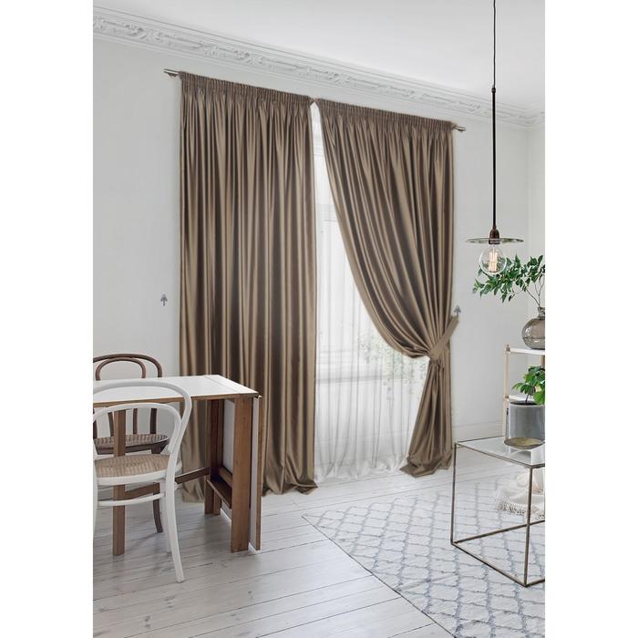 фото Комплект штор lindor-sh, размер 440х270 см, тюль - 450х270 см эскар