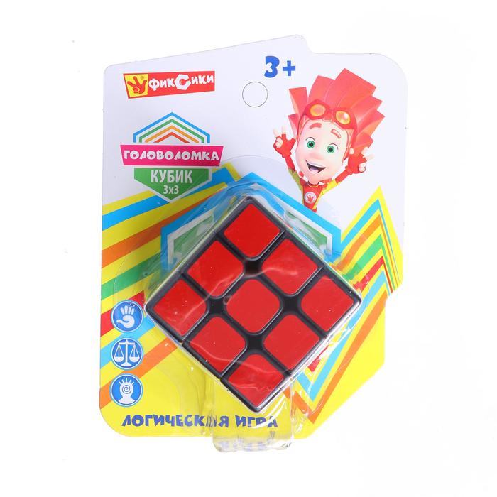 Логическая игра «Фиксики» 12×16×6 см, размер кубика: 3×3 см