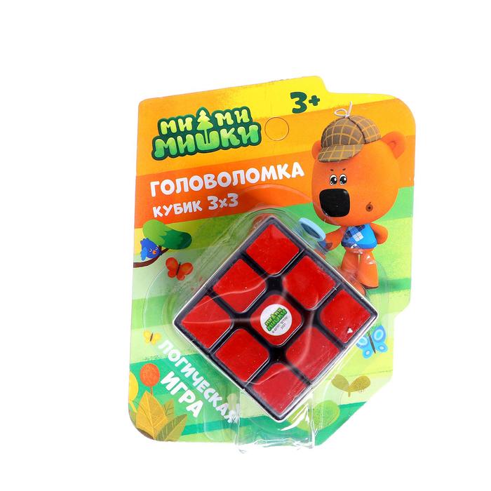 Логическая игра «Ми-ми-мишки» размер кубика: 3×3 см