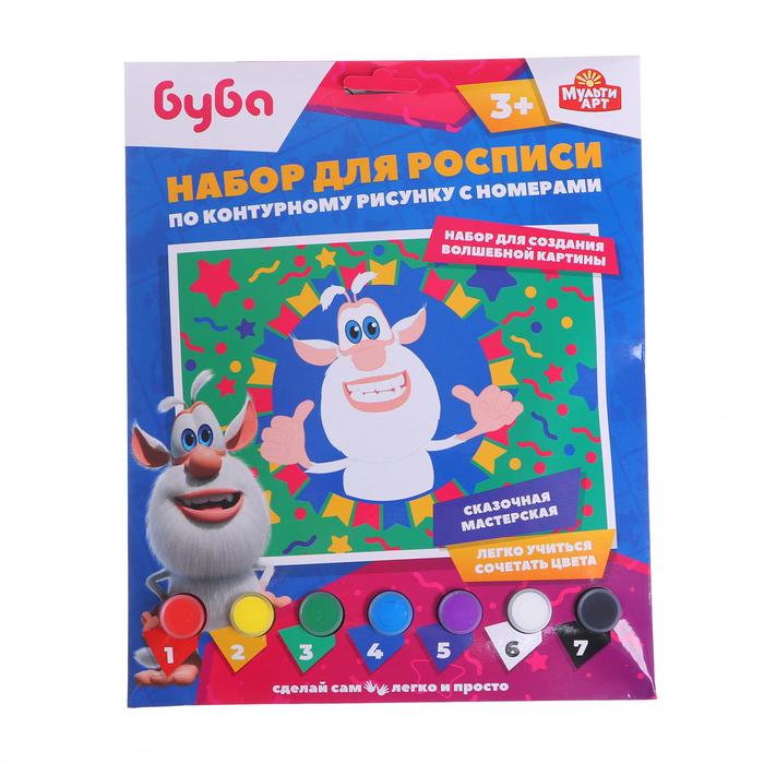 

Холст на картоне для росписи по номерам «Буба» 17×23 см