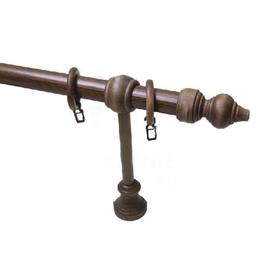 

Карниз «Эконом» однорядный, цвет тёмный орех, 160 см