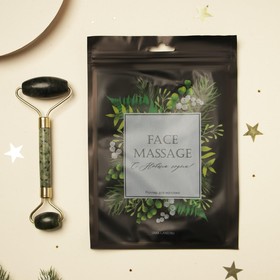 

Массажер гуаша для лица и зоны декольте «Face massage», кальцит и серпентин