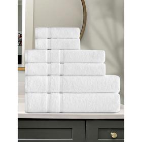 

Комплект махровых полотенец Gama, размер 30x50 см - 2 шт, 50x90 см - 2 шт, 70x140 см - 2 шт, цвет белый