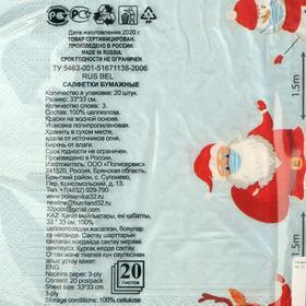 

Новогодние салфетки бумажные New Line Design Новый год 2022, 3 слоя, 33*33 см, 20 листов