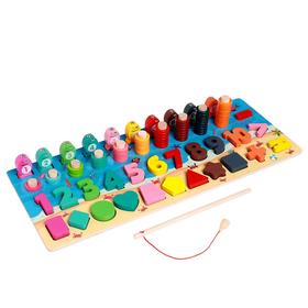 

Набор для развития логики и математики «Рыбалака +цифры и цвета» № 2