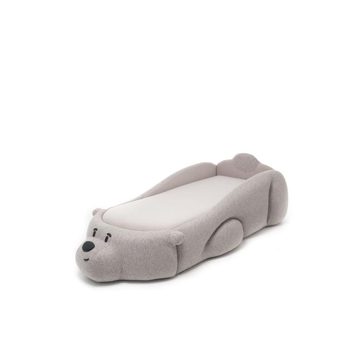 фото Кровать romack «sonya мишка junior», цвет сканди, ящик, объемное изголовье