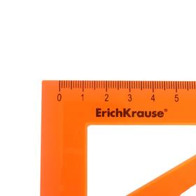 

Угольник пластиковый 13 см ErichKrause Neon, 60°, в коробке-дисплее, микс из 2-х цветов