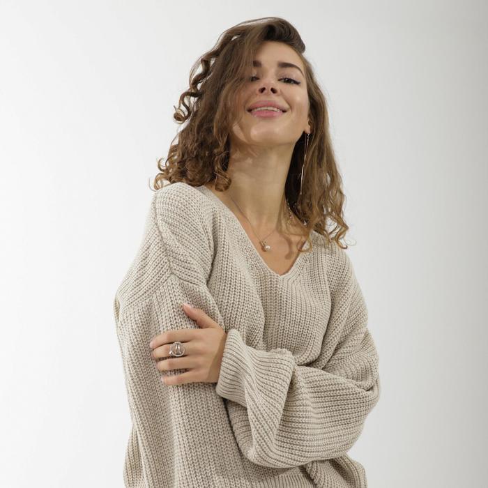 Пуловер женский SL, 46-48, бежевый
