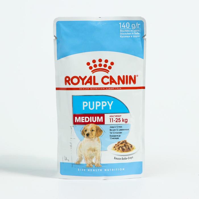 

Влажный корм RC Medium Puppy для щенков средних пород, в соусе, 140 г