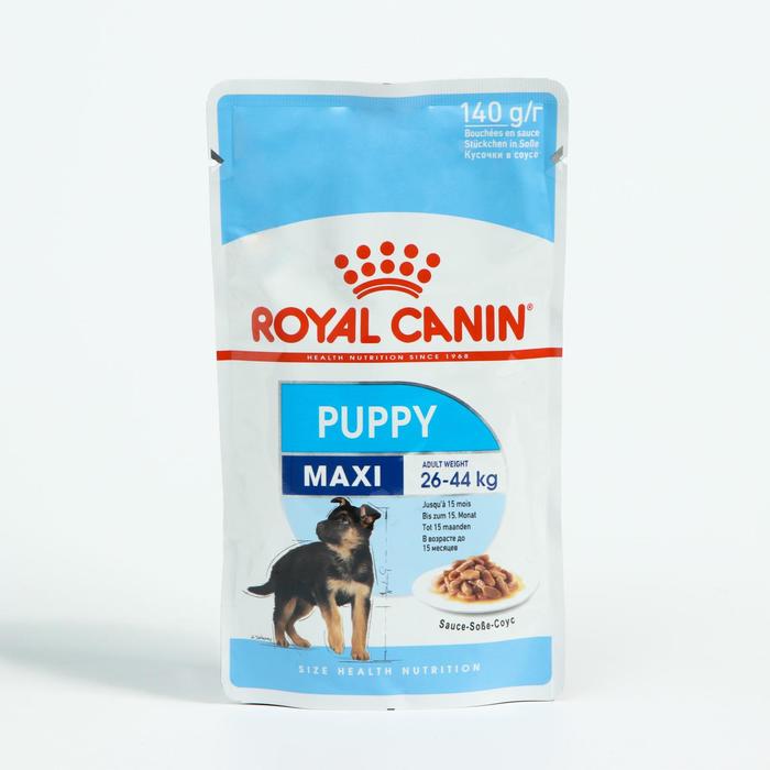 

Влажный корм RC Maxi Puppy для щенков крупных пород, в соусе, 140 г