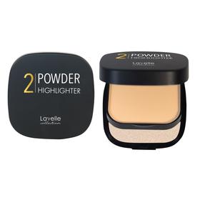 

Пудра+хайлайтер «POWDER/HIGHLIGHTER» LavelleCollection тон 03 теплый бежевый