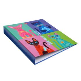 

Папка на 2 кольцах А5 "Мы кошки", твёрдая обложка, глянцевая ламинация