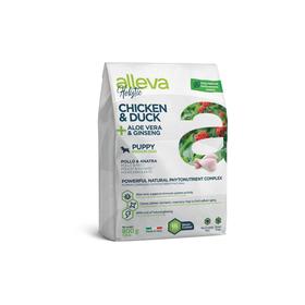 

Сухой корм Alleva Holistic для щенков, курица/утка/алое вера/женьшень, 800 г