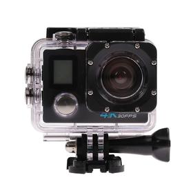 

УЦЕНКА Экшн-камера LuazON RS-01, 4К, Wi-fi, пульт, чехол для подводной съемки, черная