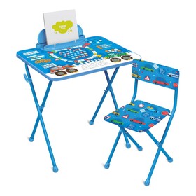 Комплект детской мебели «Познайка. Большие гонки», от 3х лет, мягкий стул, МИКС Ош