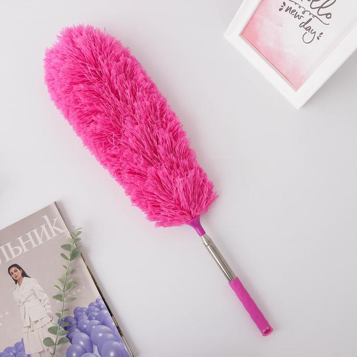 

Щётка для уборки «Элегант», телескопическая ручка 58-138 см, микрофибра 48 см, 50 гр, цвет МИКС