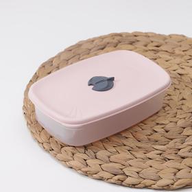 

Ёмкость прямоугольная для СВЧ с паровыпускным клапаном, 650 мл, 19,5×12,5×5 cм, цвет розовый