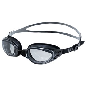 Очки для плавания Atemi B202, силикон, цвет чёрный/серый