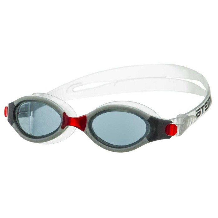 Очки для плавания Atemi B501, силикон, цвет чёрный/красный очки для плавания юниорские stalker цвет чёрный