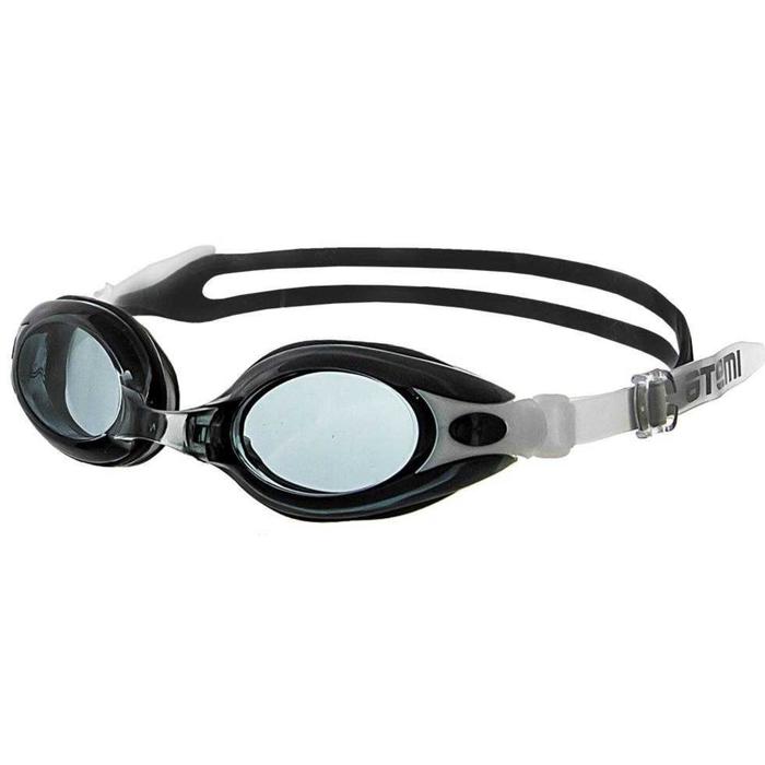 фото Очки для плавания atemi m501, силикон, цвет чёрный, белый